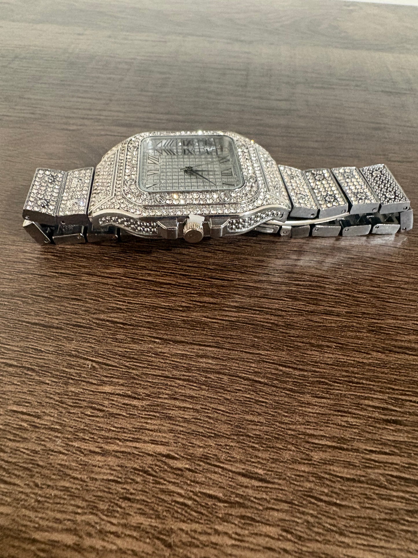 Elevate Your Style — Silver Moissanite Watch