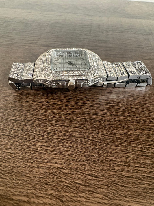 Elevate Your Style — Silver Moissanite Watch