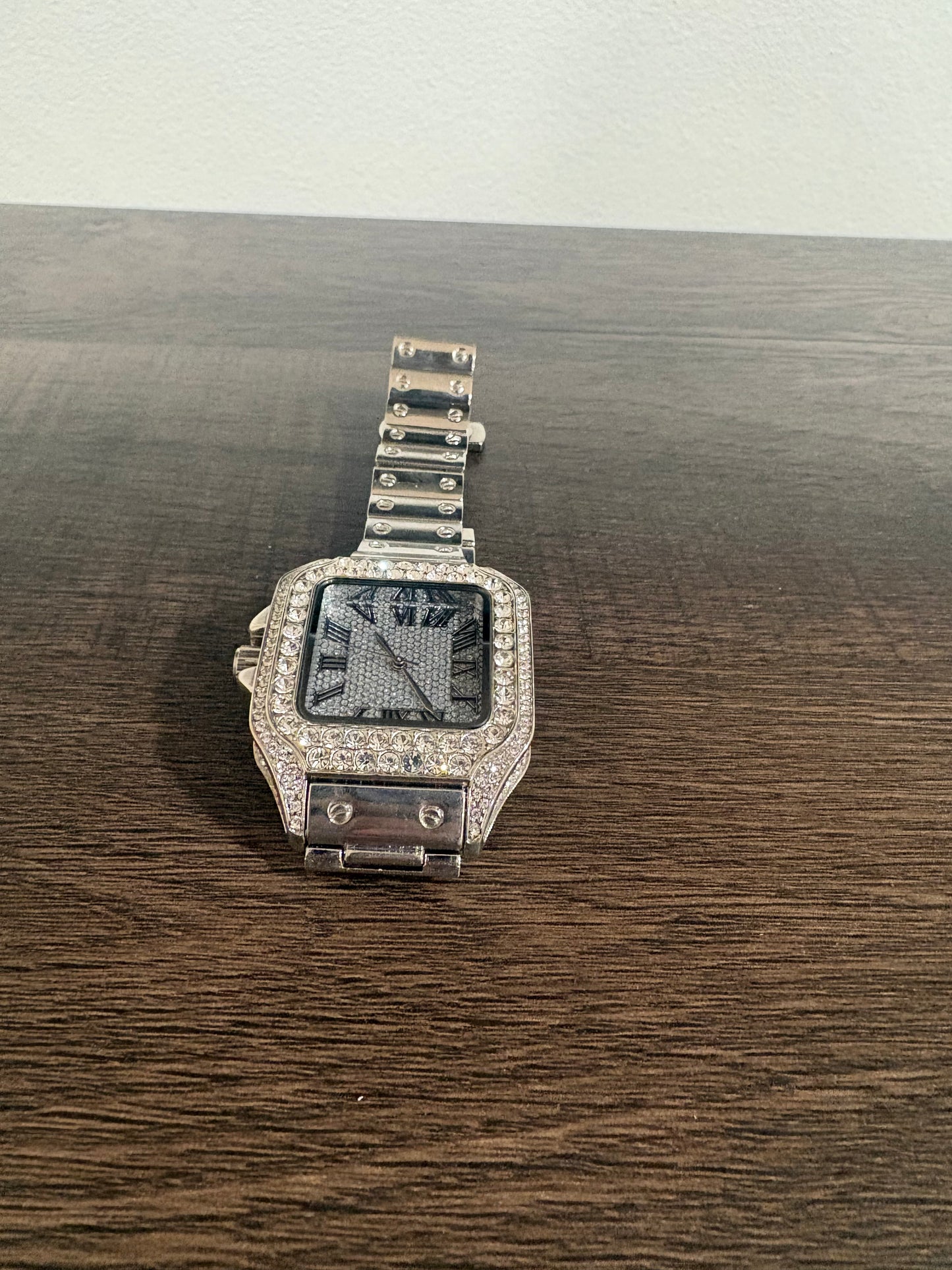 Elevate Your Style — Silver Moissanite Watch