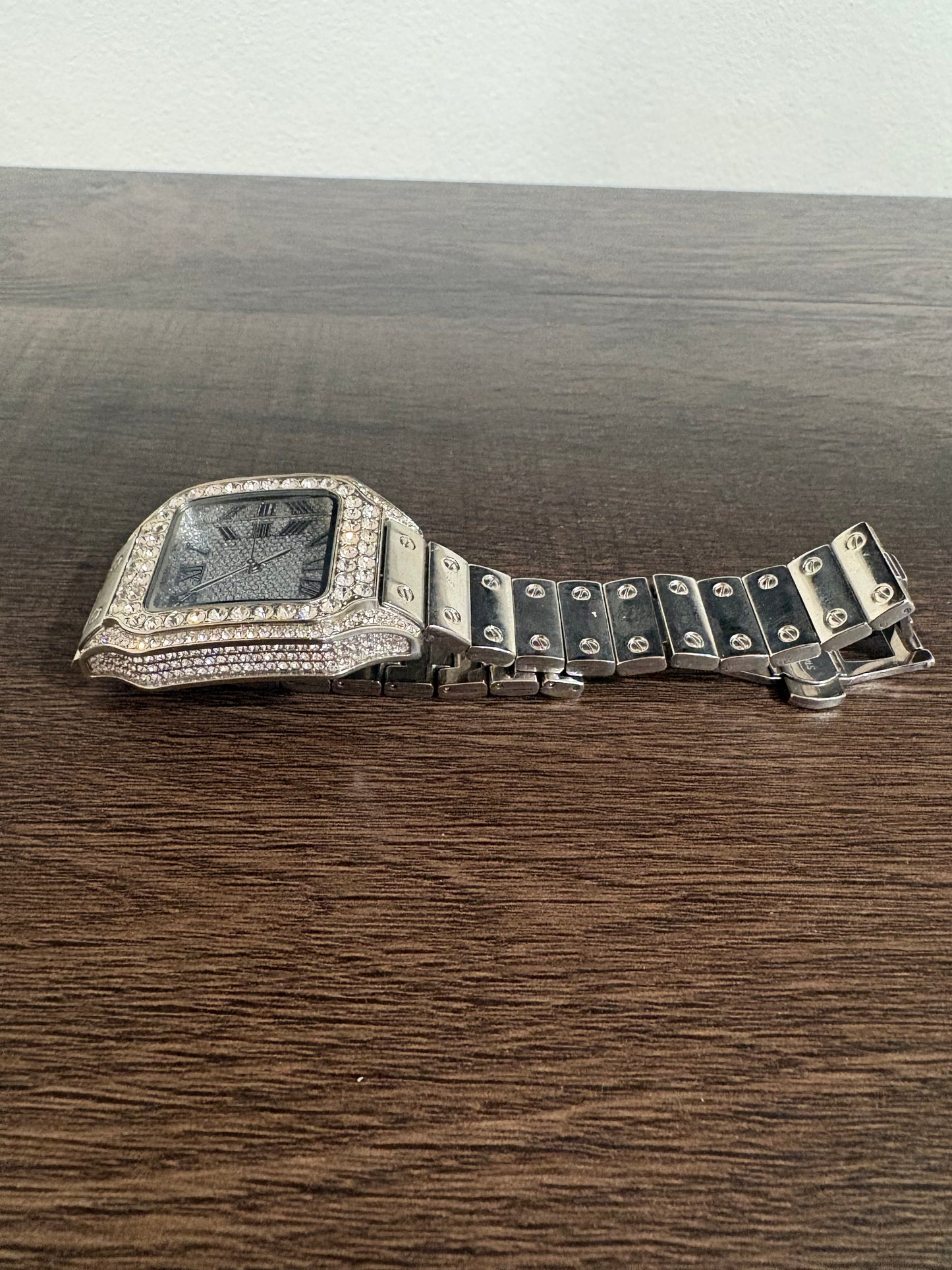 Elevate Your Style — Silver Moissanite Watch