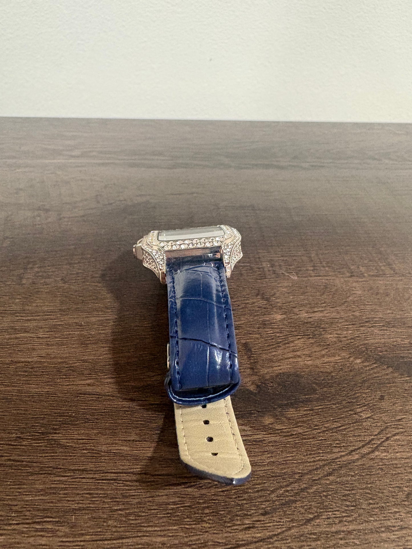 Make Every Second Shine — Blue Face Moissanite Watch