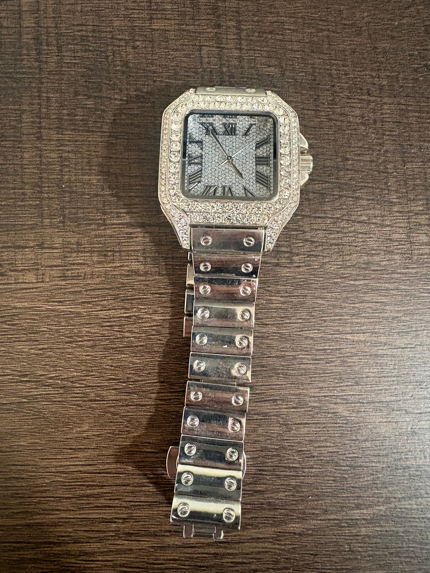 Elevate Your Style — Silver Moissanite Watch
